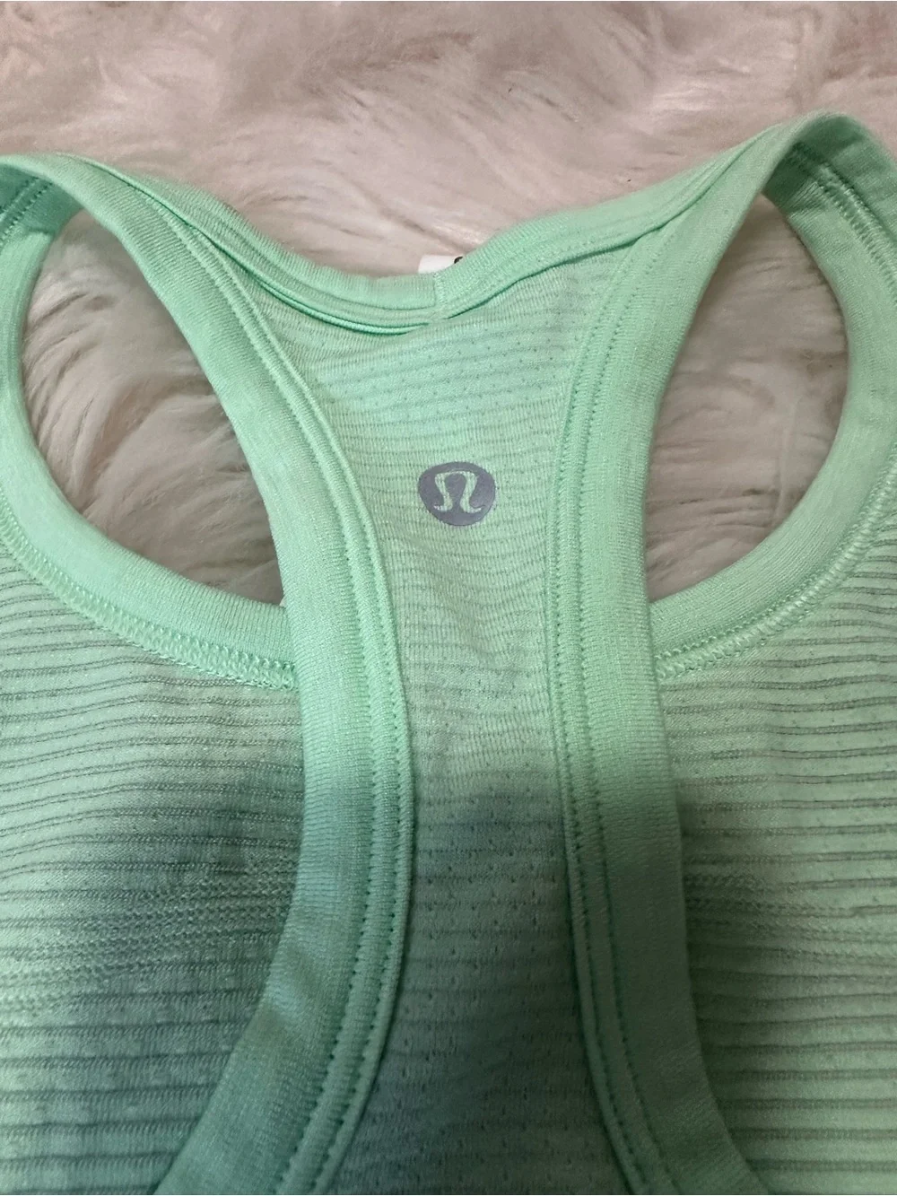 lululemon athletica Mint Ribbed Racerback Tank
